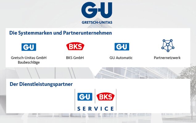 Logos der Gretsch-Unitas Unternehmensgruppe