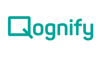 Qognify Firmenlogo in türkisfarbenem Design