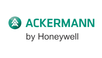 Ackermann Firmenlogo mit Honeywell Zusatz