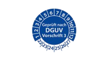 DGUV Prüfsiegel elektrische Sicherheit